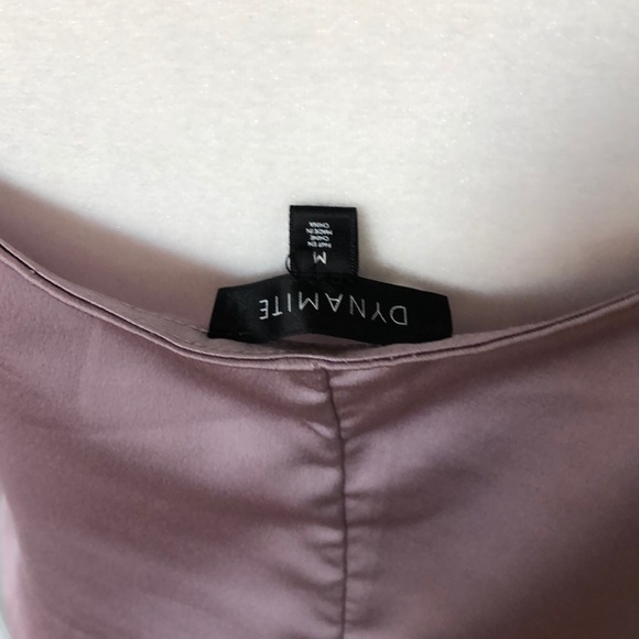 NWOT Pink Satin Tank - Picture 4 of 4